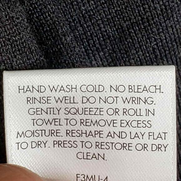 Eileen Fisher Open Front Cardigan Merino Wool Women’s Size XL Gray LS - Picture 7 of 8